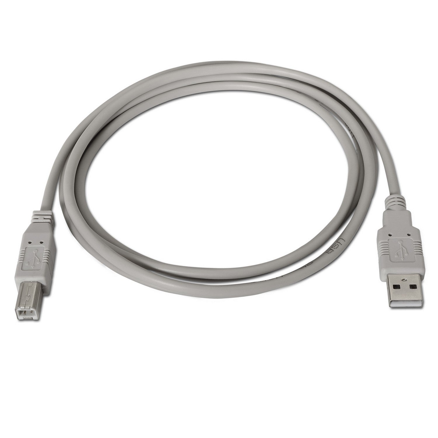 AISENS A101-0002 cable USB USB 2.0 1,8 m USB A USB B Beige