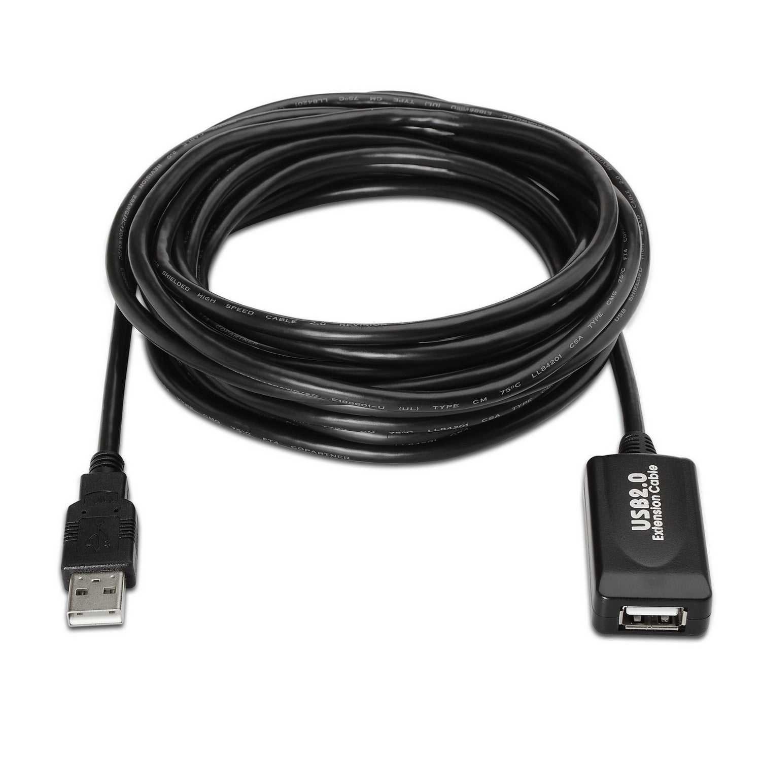 AISENS A101-0018 cable USB USB 2.0 5 m USB A Negro