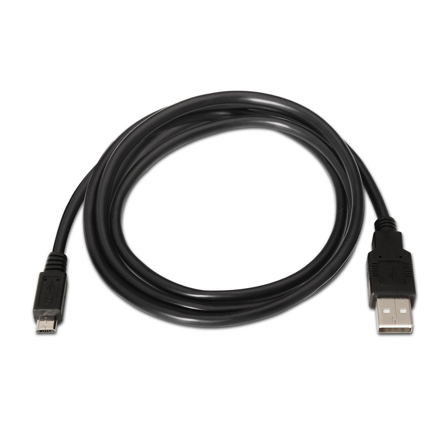 AISENS A101-0027 cable USB USB 2.0 0,8 m USB A Micro-USB B Negro