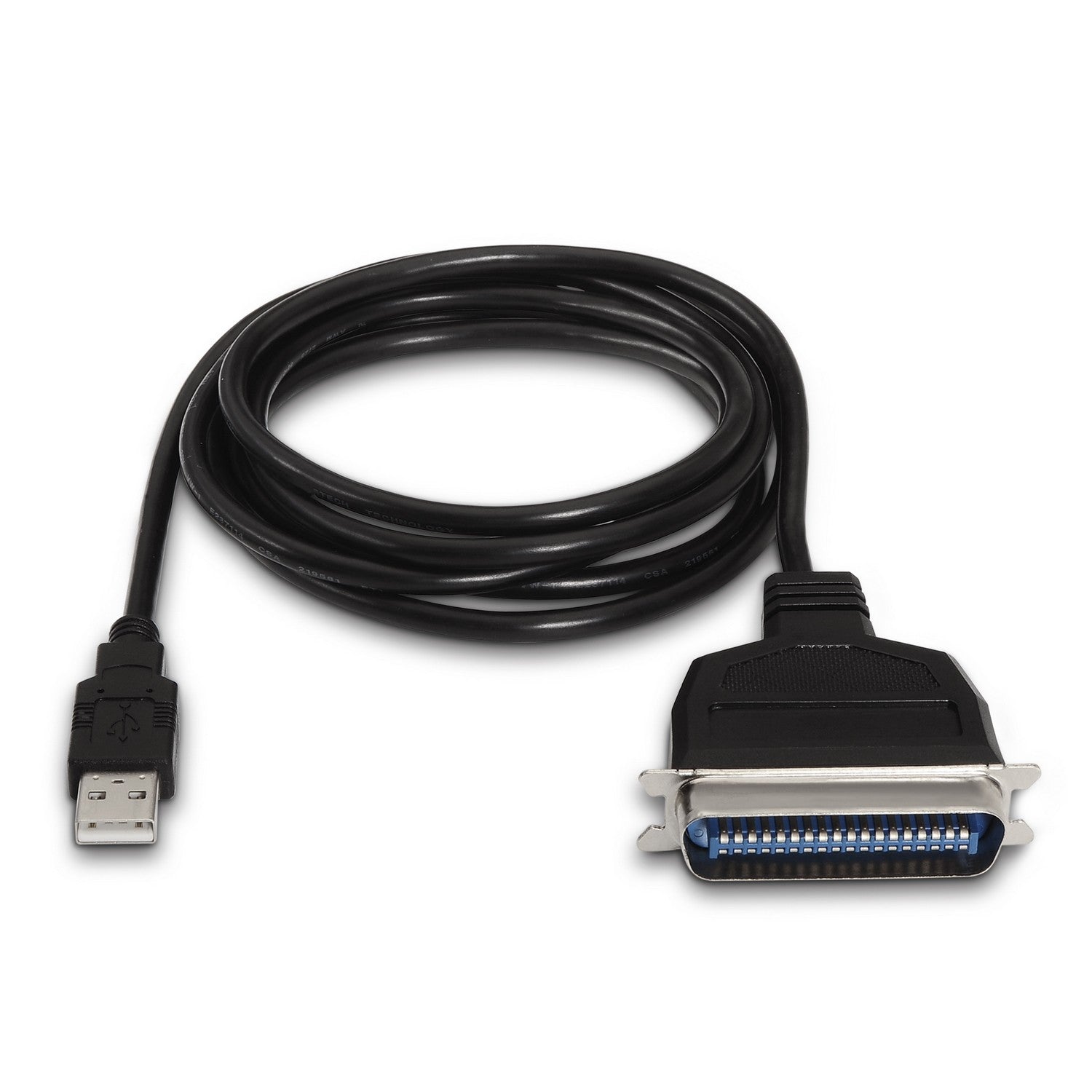 AISENS A104-0038 cable paralelo Negro 1,5 m