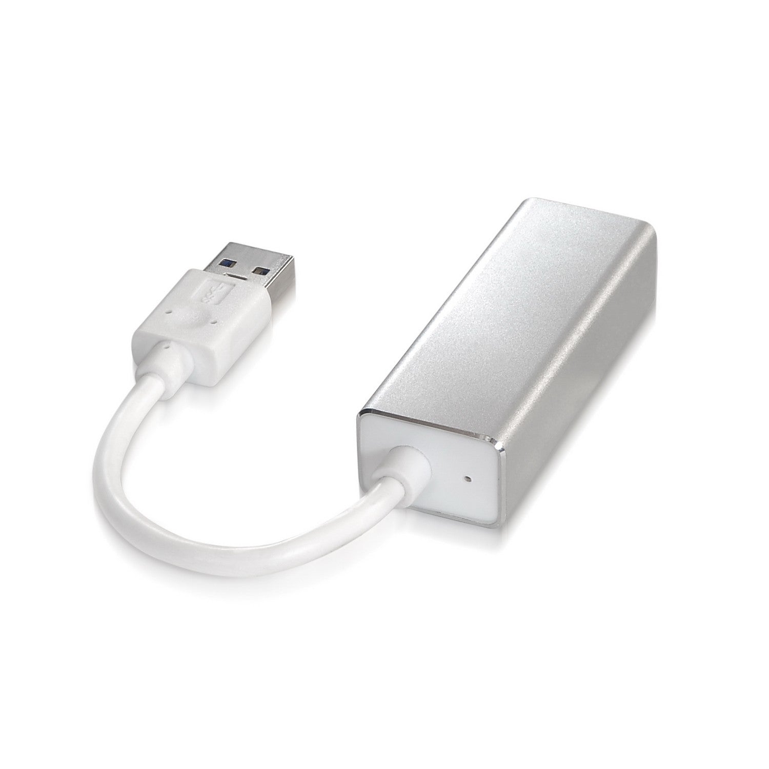 AISENS A106-0049 cambiador de g+®nero para cable RJ-45 USB 2.0 Type-A Plata, Blanco