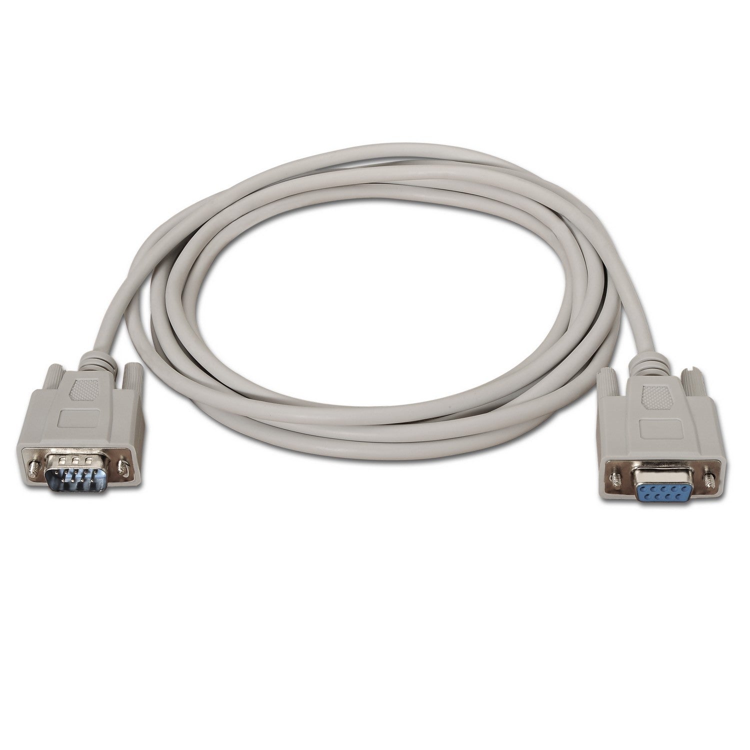 AISENS A112-0065 cable de serie Beige 1,8 m DB9