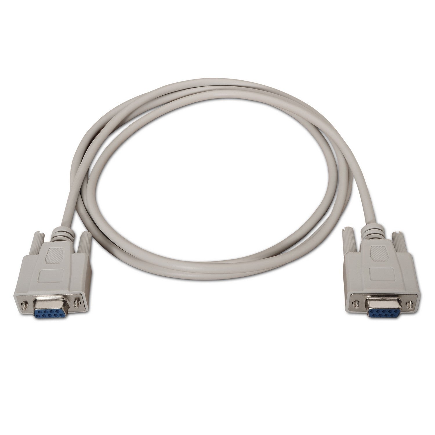 AISENS A112-0067 cable de serie Beige 1,8 m DB9