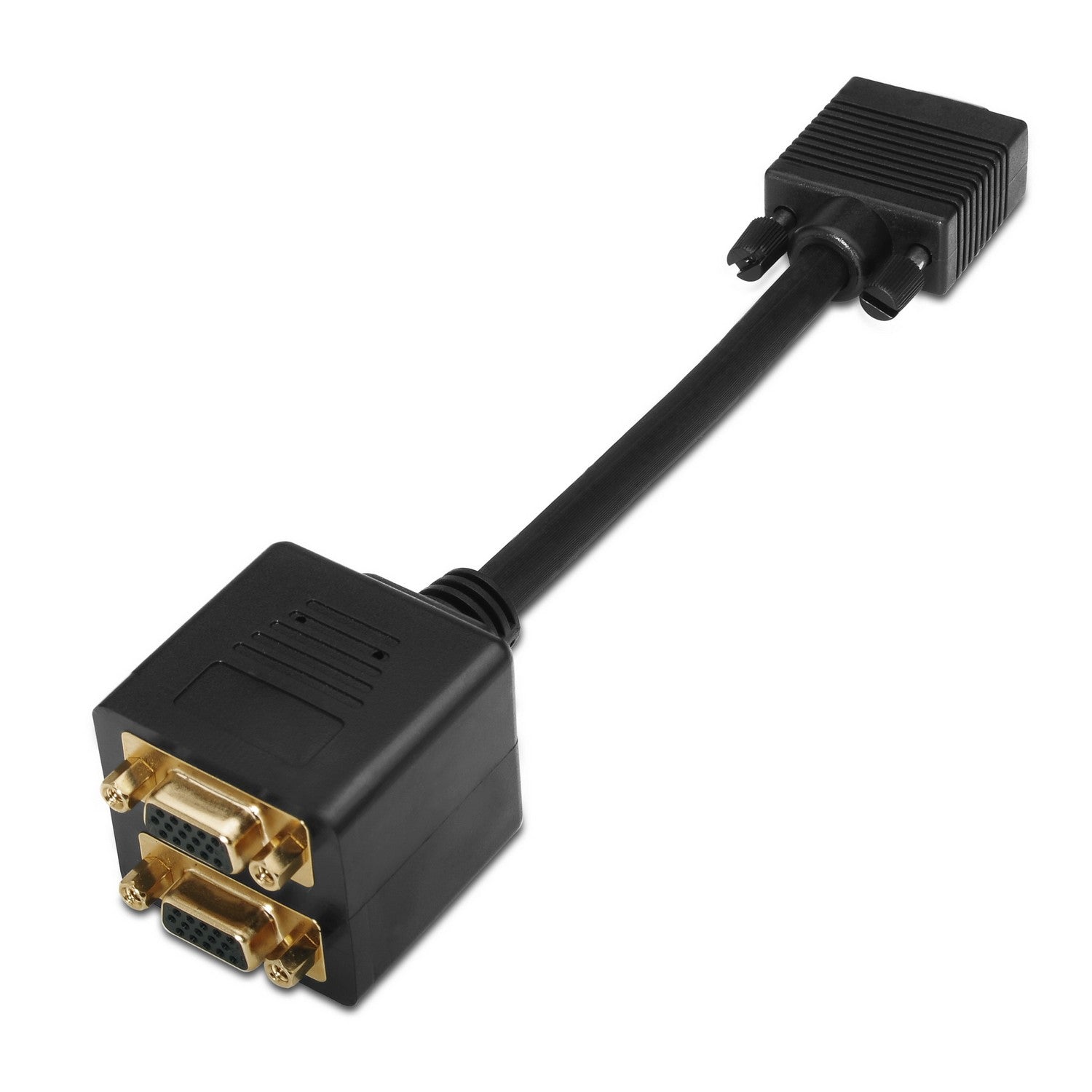 AISENS A113-0080 cambiador de g+®nero para cable D-sub HDB15 2x D-sub HDB15 Negro