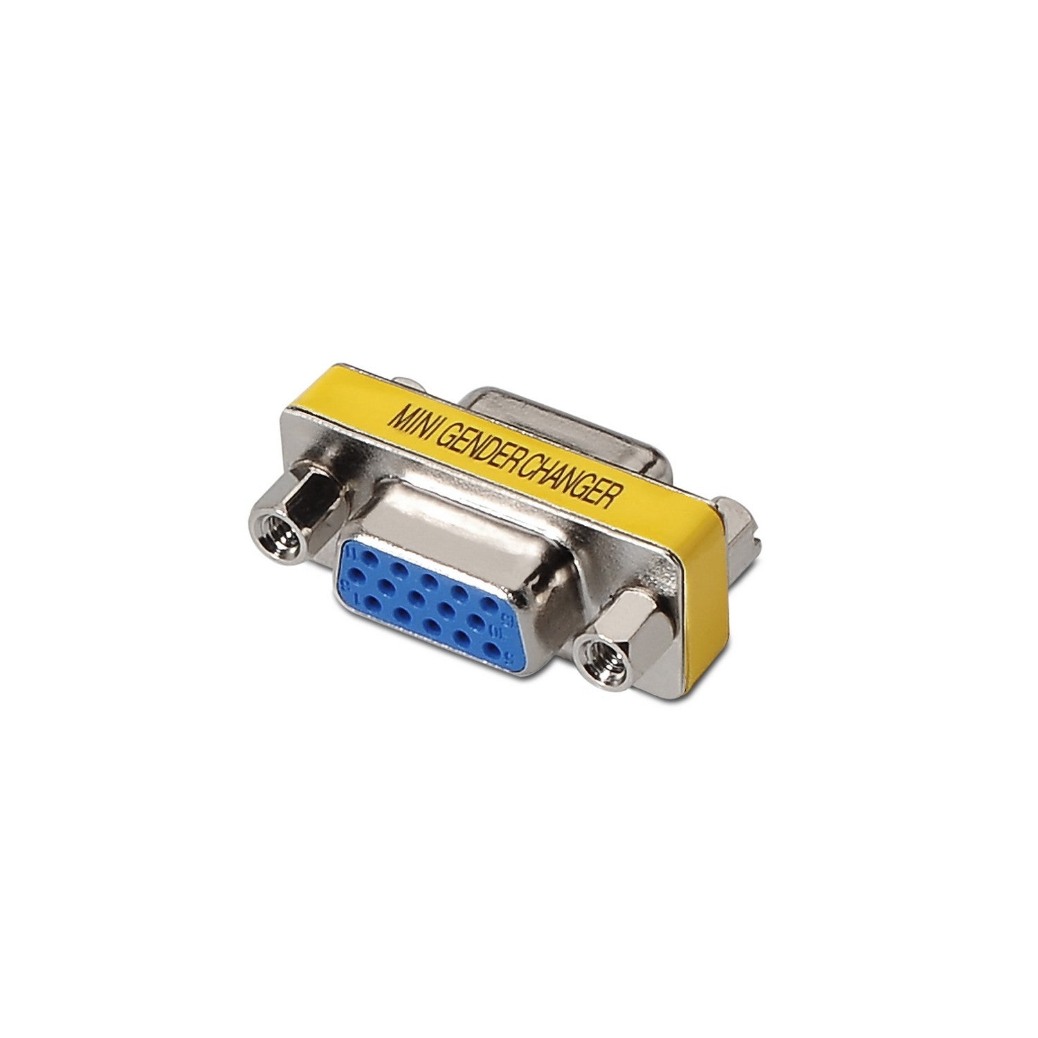 AISENS A114-0082 cambiador de g+®nero para cable VGA D-sub D-sub Azul, Plata