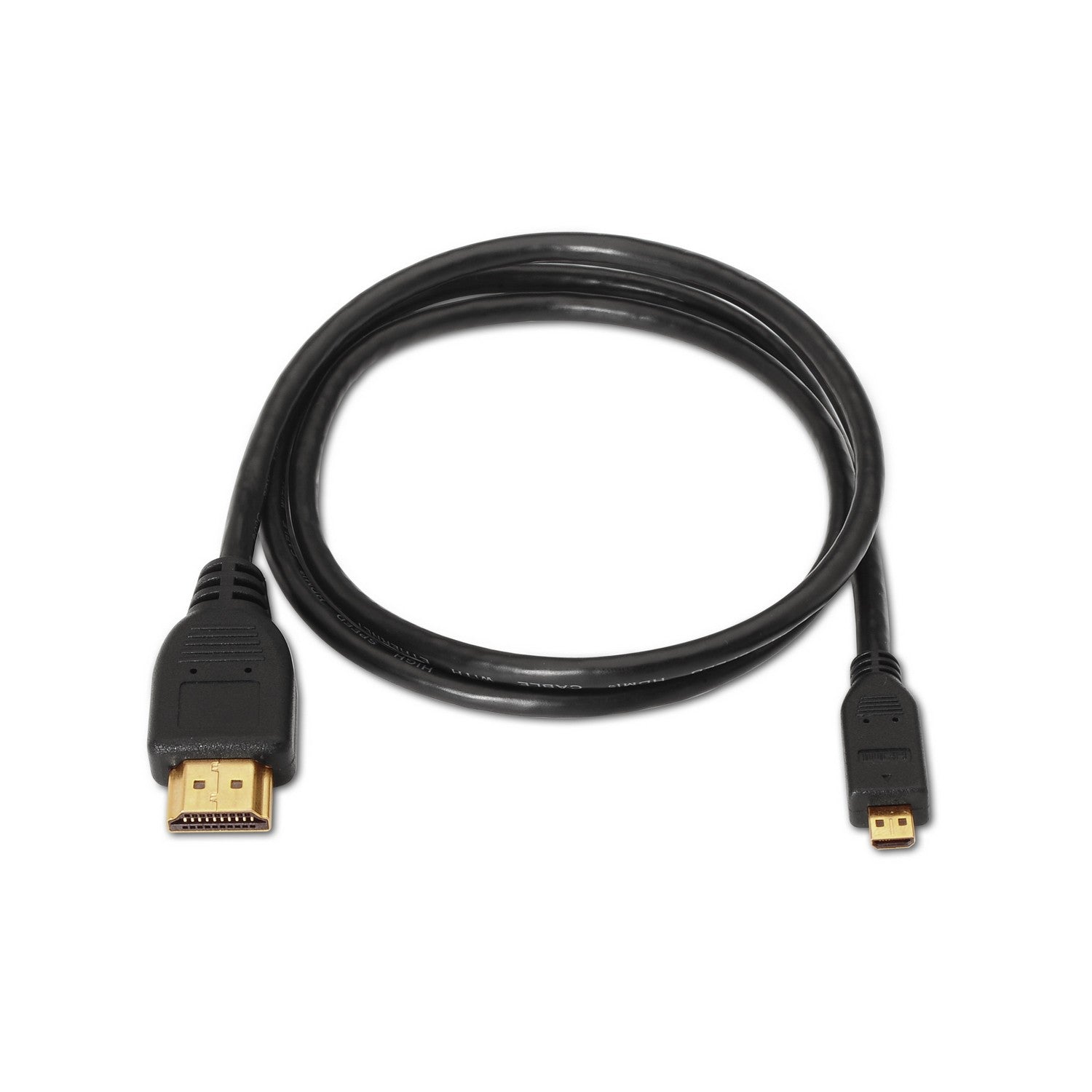 AISENS A119-0116 cable HDMI 0,8 m HDMI tipo A (Est+índar) HDMI tipo D (Micro) Negro