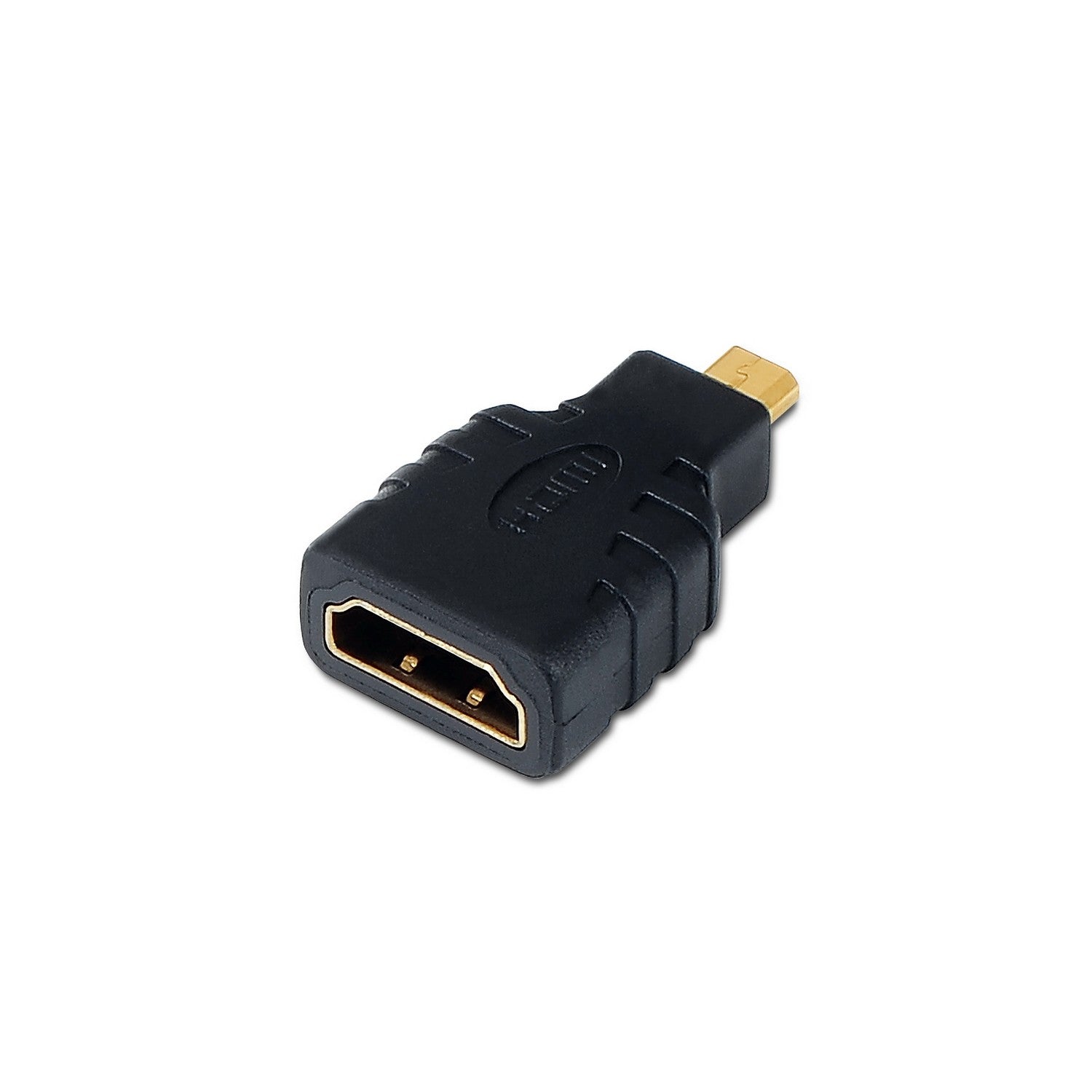 AISENS A121-0125 cambiador de g+®nero para cable HDMI Micro HDMI Negro