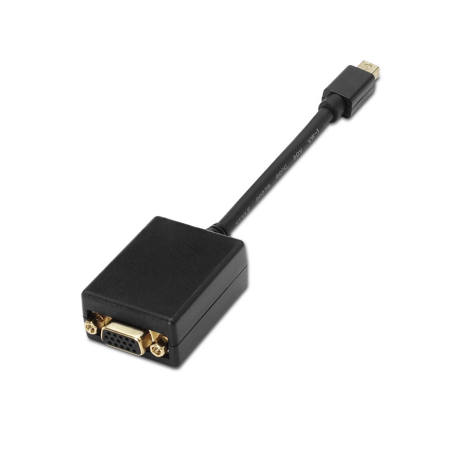 AISENS A125-0135 adaptador de cable de v+¡deo 0,15 m Mini DisplayPort VGA Negro