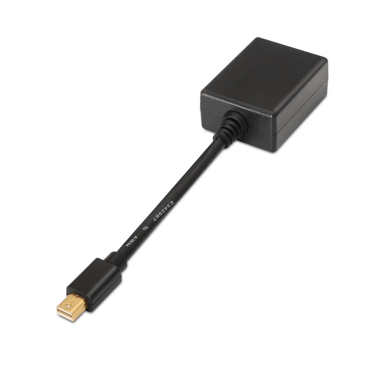 AISENS A125-0135 adaptador de cable de v+¡deo 0,15 m Mini DisplayPort VGA Negro
