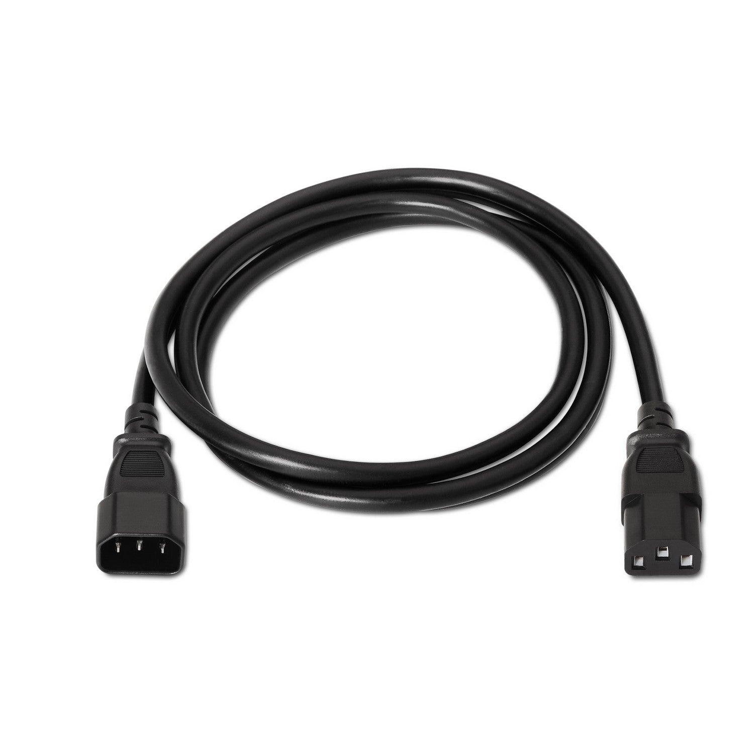 AISENS A132-0171 cable de transmisi+¦n Negro 1,5 m C13 acoplador C14 acoplador