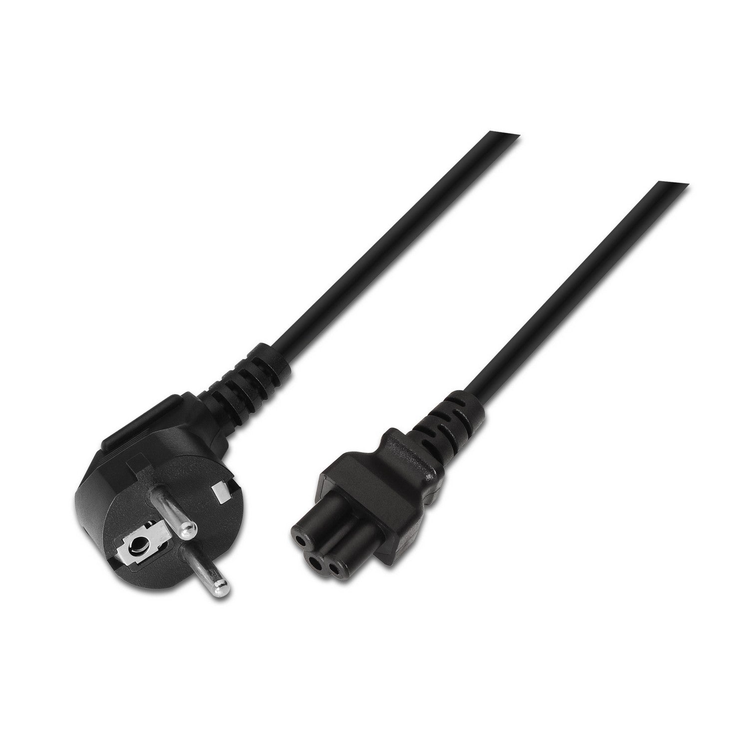AISENS A132-0172 cable de transmisi+¦n Negro 1,5 m CEE7/7 C5 acoplador