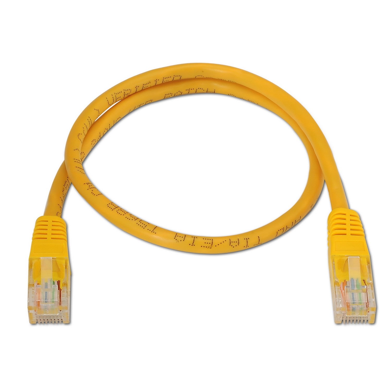 AISENS A135-0253 cable de red Amarillo 0,5 m Cat6 U/UTP (UTP)