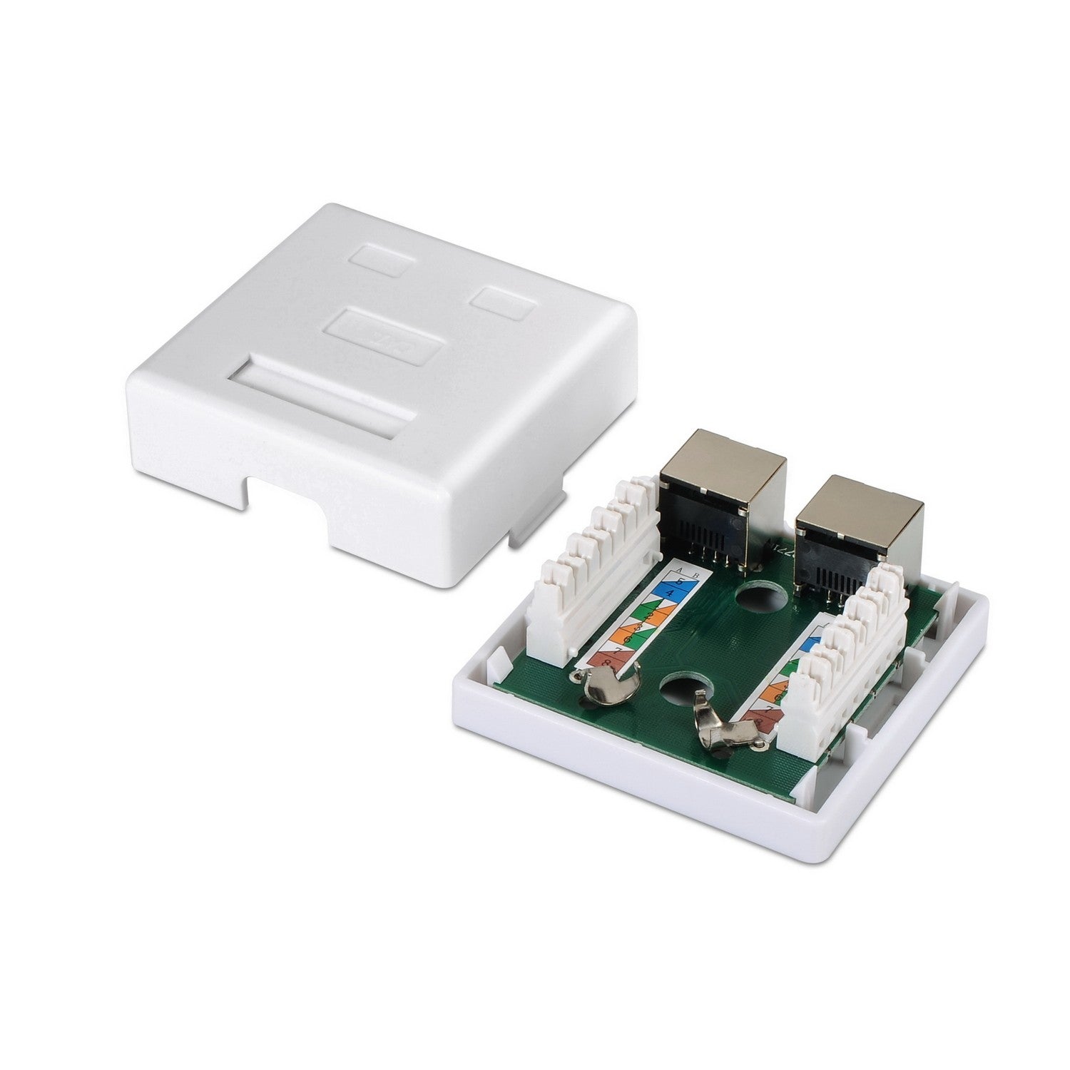 AISENS A139-0304 caja de conexiones de red Cat6 Blanco