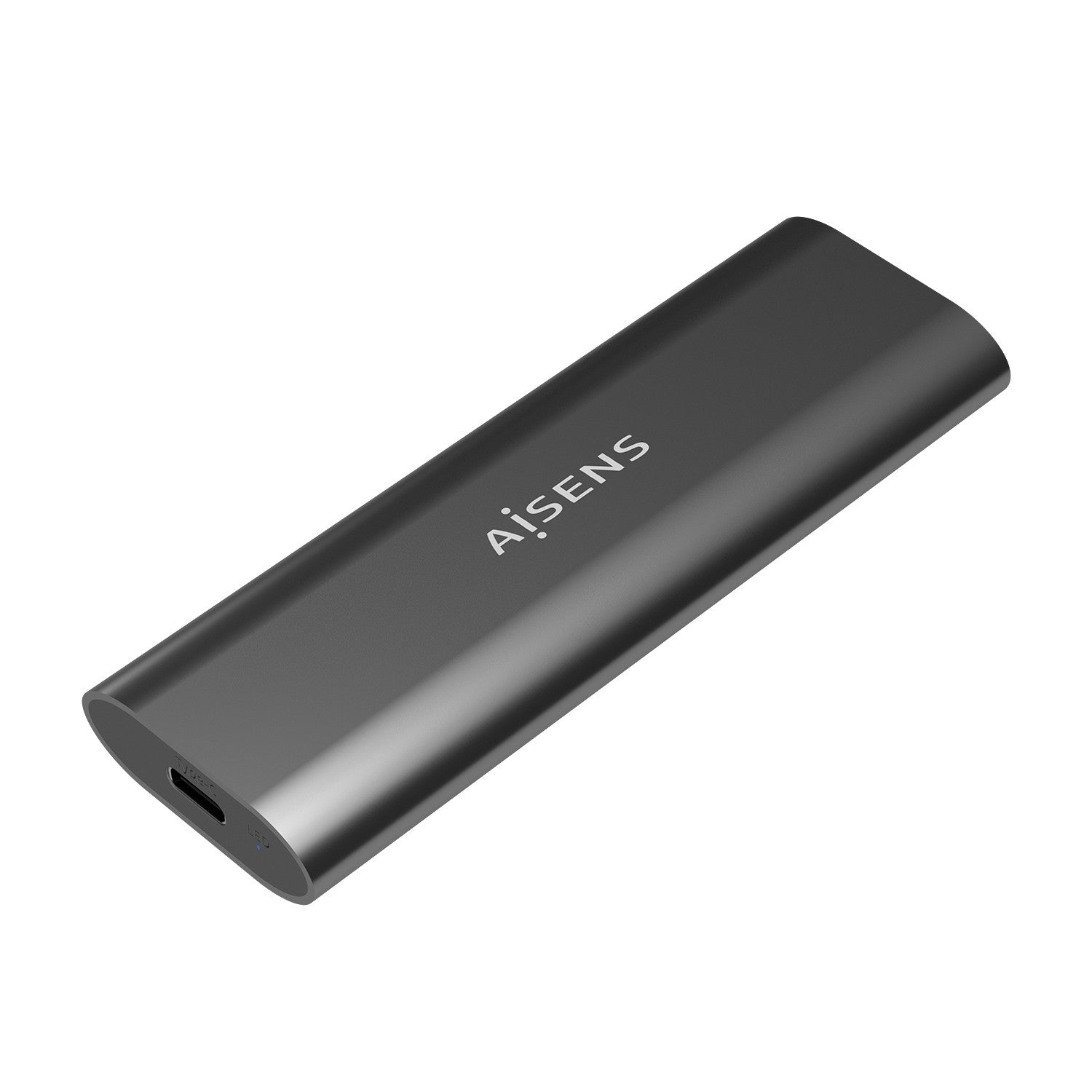 AISENS ASM2-015GR caja para disco duro externo Caja externa para unidad de estado s+¦lido (SSD) Gris M.2
