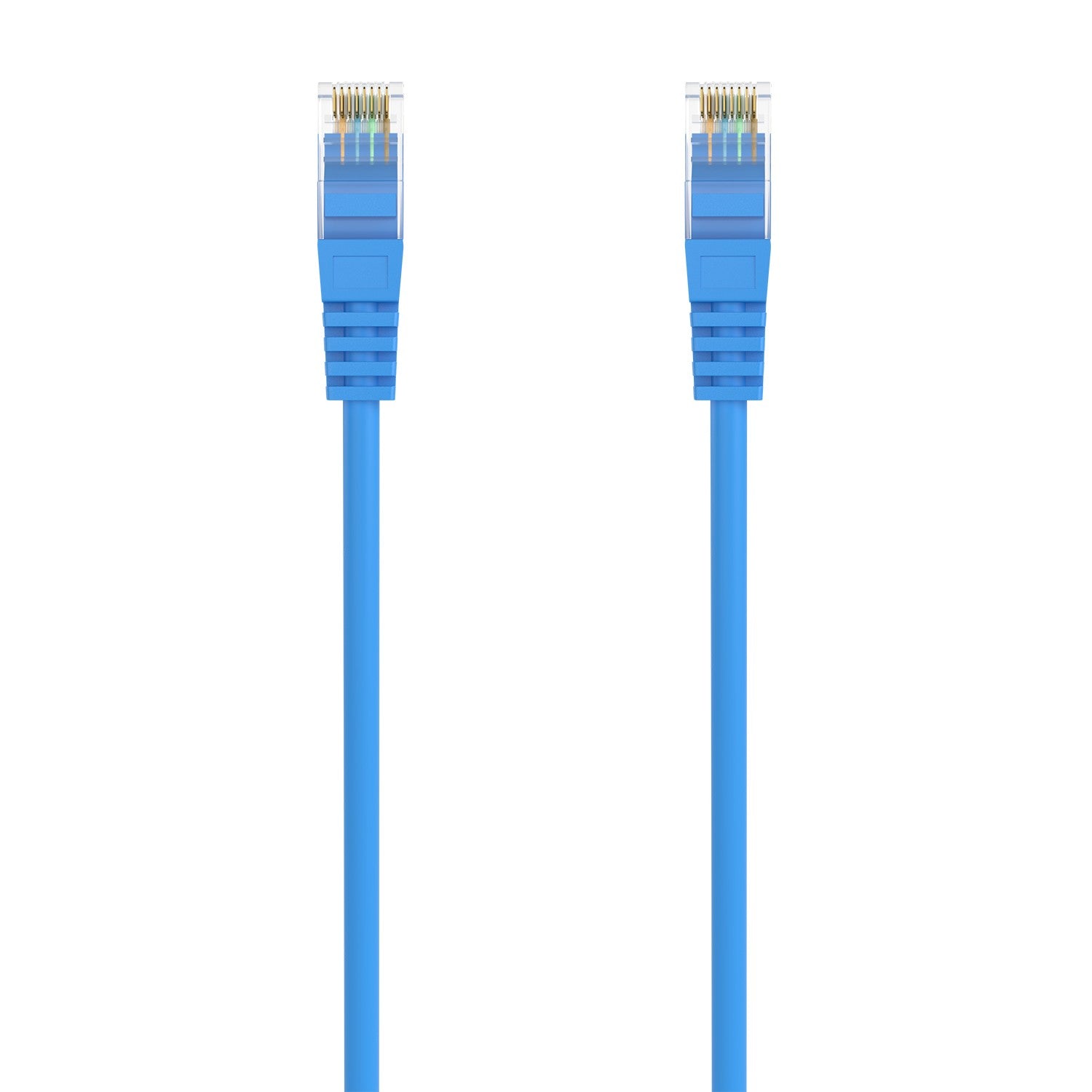 AISENS Cable de Red Latiguillo RJ45 LSZH Cat.6A 500 Mhz UTP AWG24, Azul, 0.5M