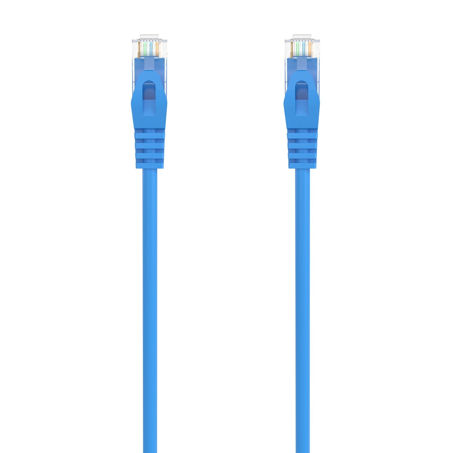 AISENS Cable de Red Latiguillo RJ45 LSZH Cat.6A 500 Mhz UTP AWG24, Azul, 1.0M
