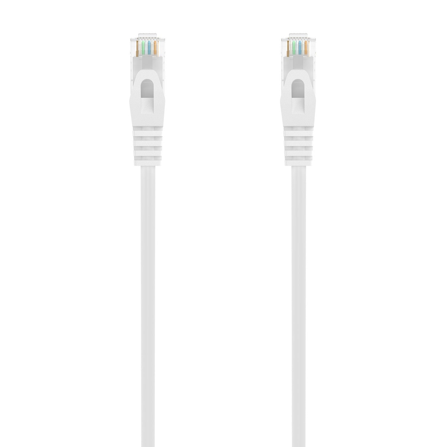 AISENS Cable de Red Latiguillo RJ45 LSZH Cat.6A 500 Mhz UTP AWG24, Blanco, 25CM