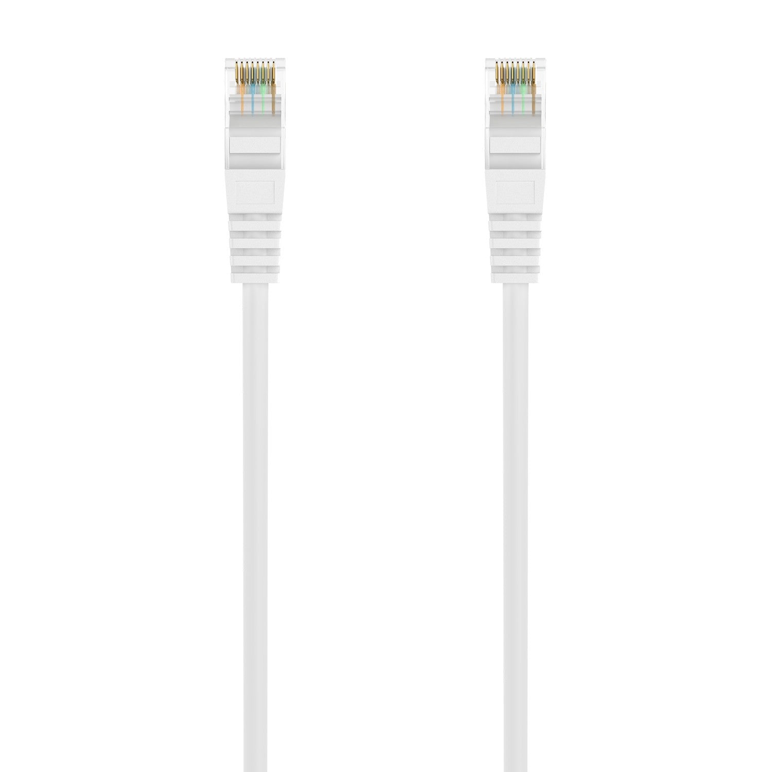 AISENS Cable de Red Latiguillo RJ45 LSZH Cat.6A 500 Mhz UTP AWG24, Blanco, 25CM