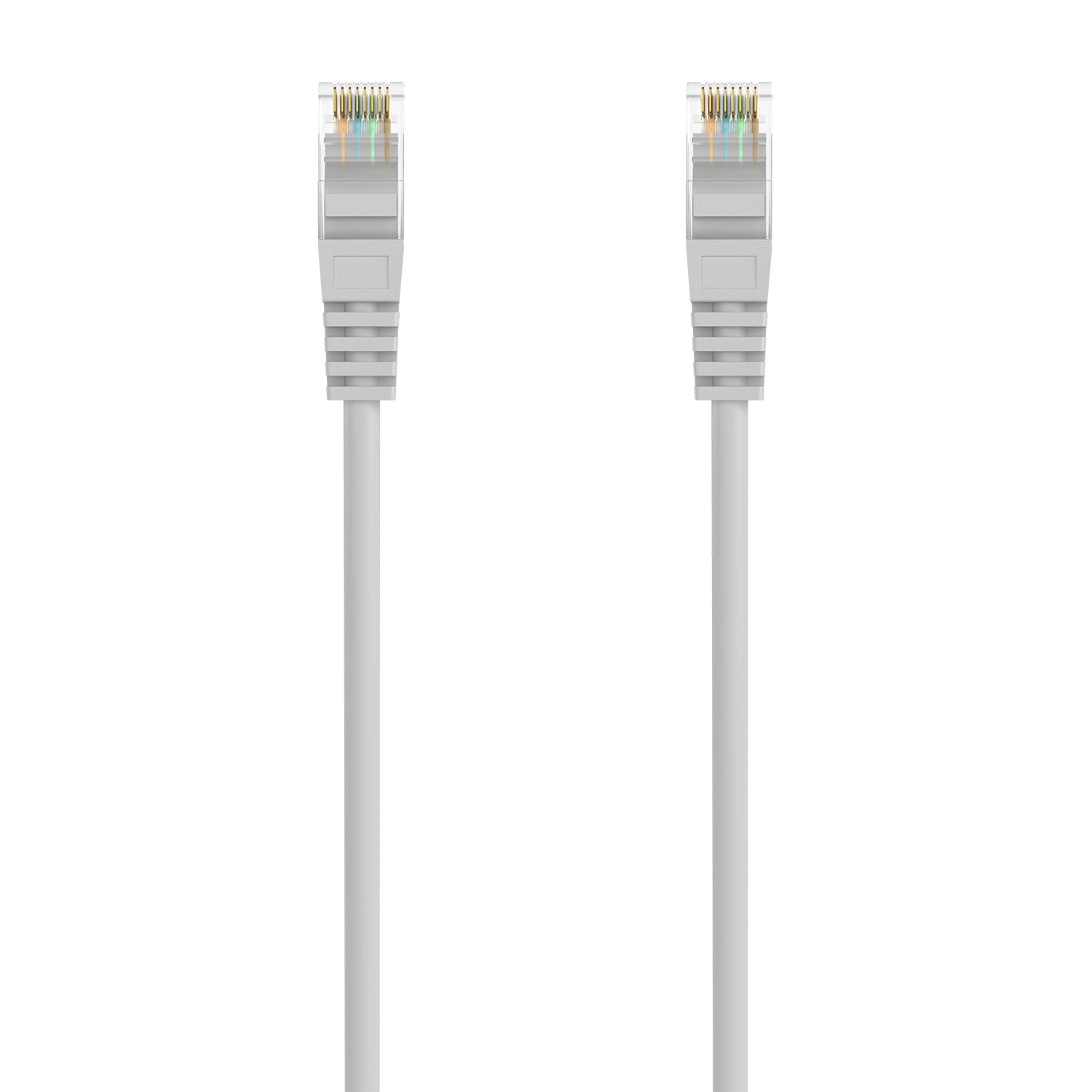 AISENS Cable de Red Latiguillo RJ45 LSZH Cat.6A 500 Mhz UTP AWG24, Gris, 1.5M