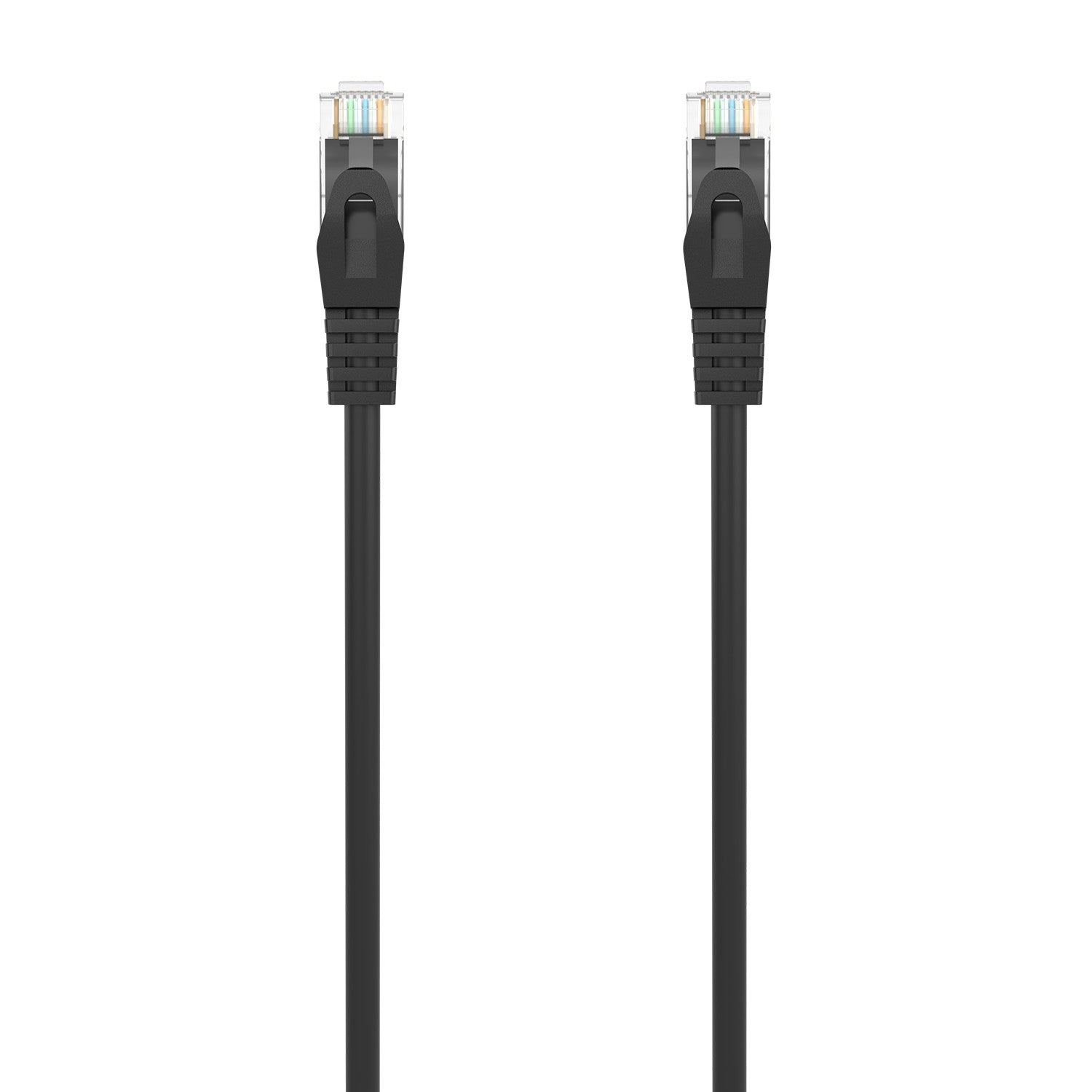 AISENS Cable de Red Latiguillo RJ45 LSZH Cat.6A 500 Mhz UTP AWG24, Negro, 0.5M