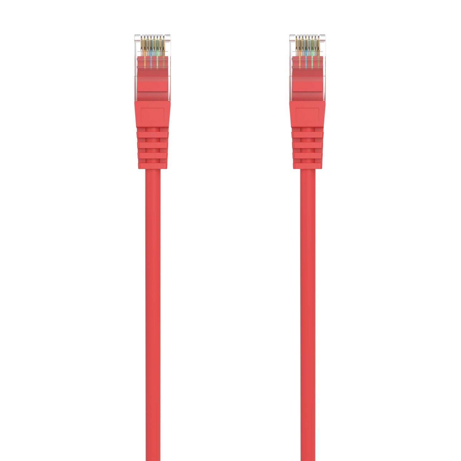 AISENS Cable de Red Latiguillo RJ45 LSZH Cat.6A 500 Mhz UTP AWG24, Rojo, 3.0M