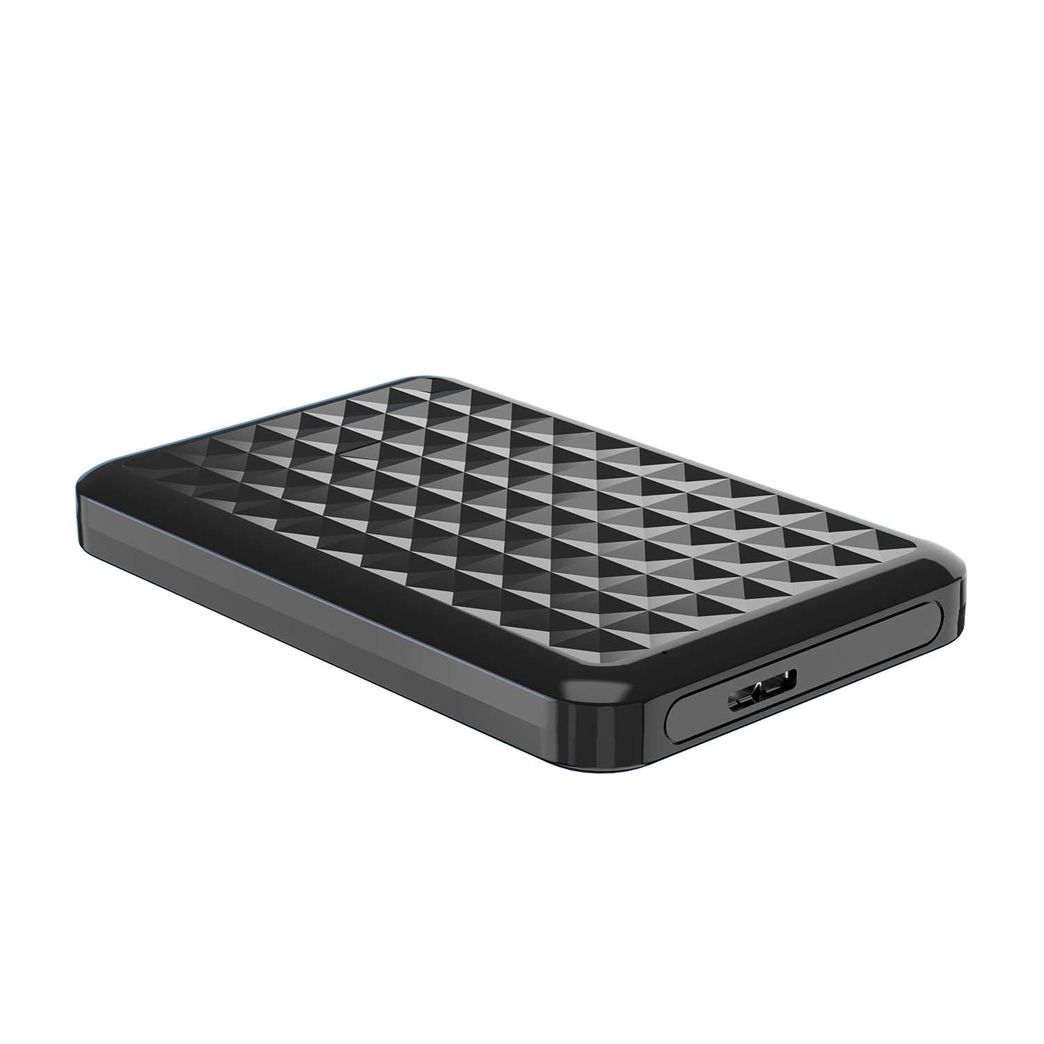 AISENS Caja Externa 2,5ÔÇ¦ 9.5mm SATA a USB3.0/USB3.1 Gen1, Negra