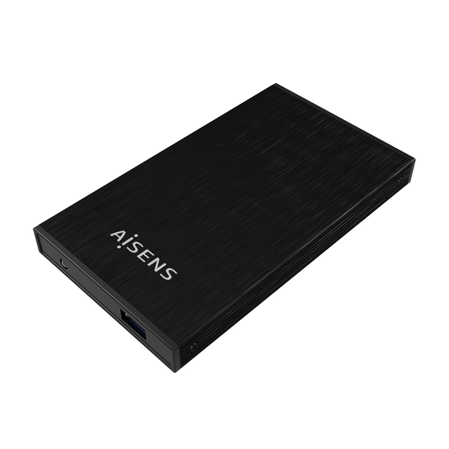 AISENS Caja Externa 2,5ÔÇ¦ ASE-2523B 9.5MM SATA a USB 3.0/USB3.1 GEN1, Negra