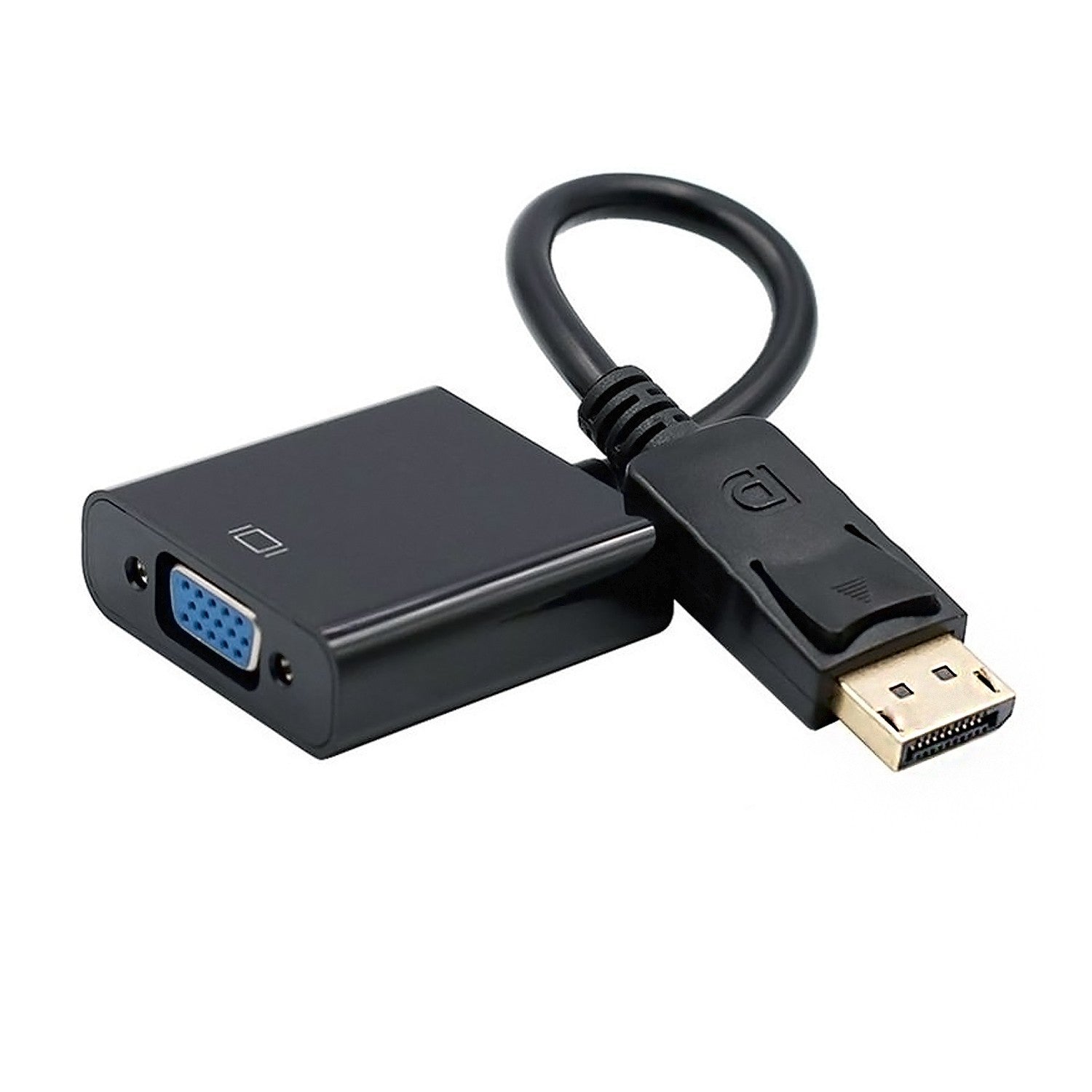AISENS CONVERSOR DISPLAYPORT A SVGA, DP/M-SVGA/H, NEGRO, 15CM