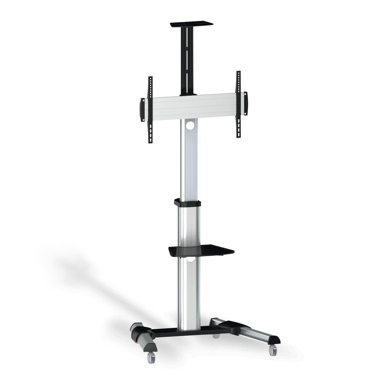 AISENS FT70TRE-037 soporte para pantalla de se+¦alizaci+¦n 177,8 cm (70") Negro, Plata