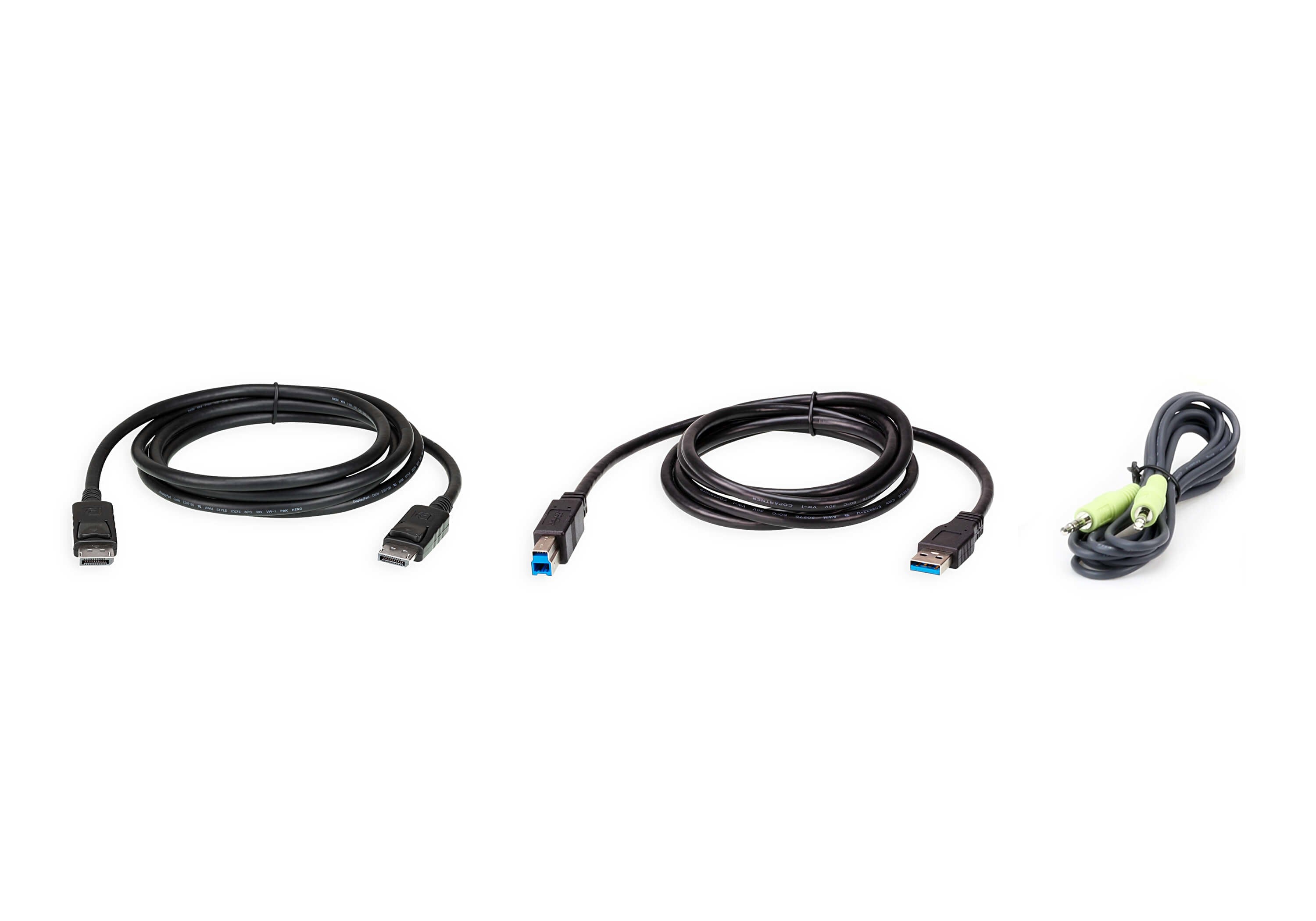 ATEN 2L-7D02UDPX3 cable para video, teclado y rat+¦n (kvm) Negro 1,8 m