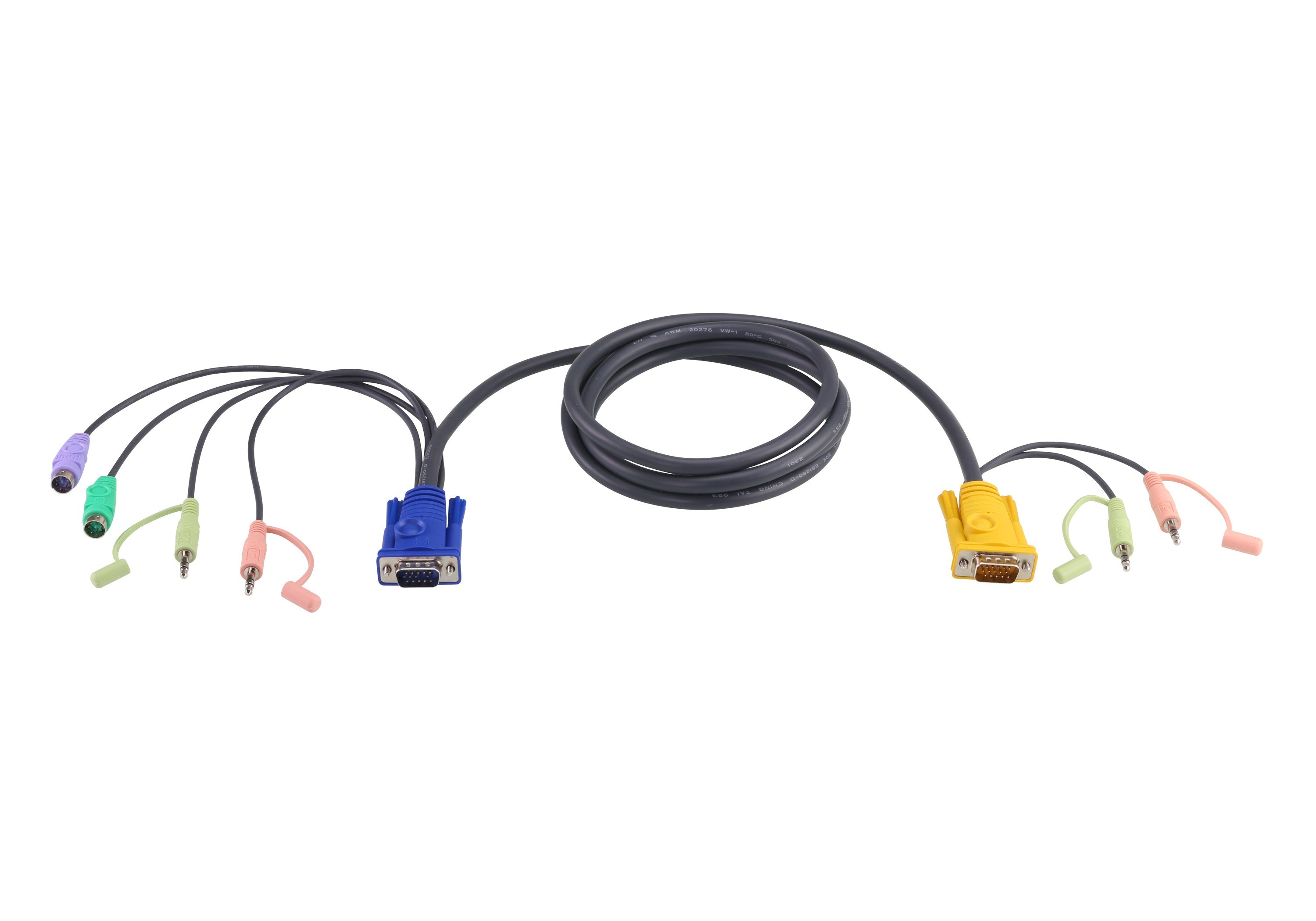 ATEN Cable KVM PS/2 con audio y SPHD 3 en 1 de 3 m