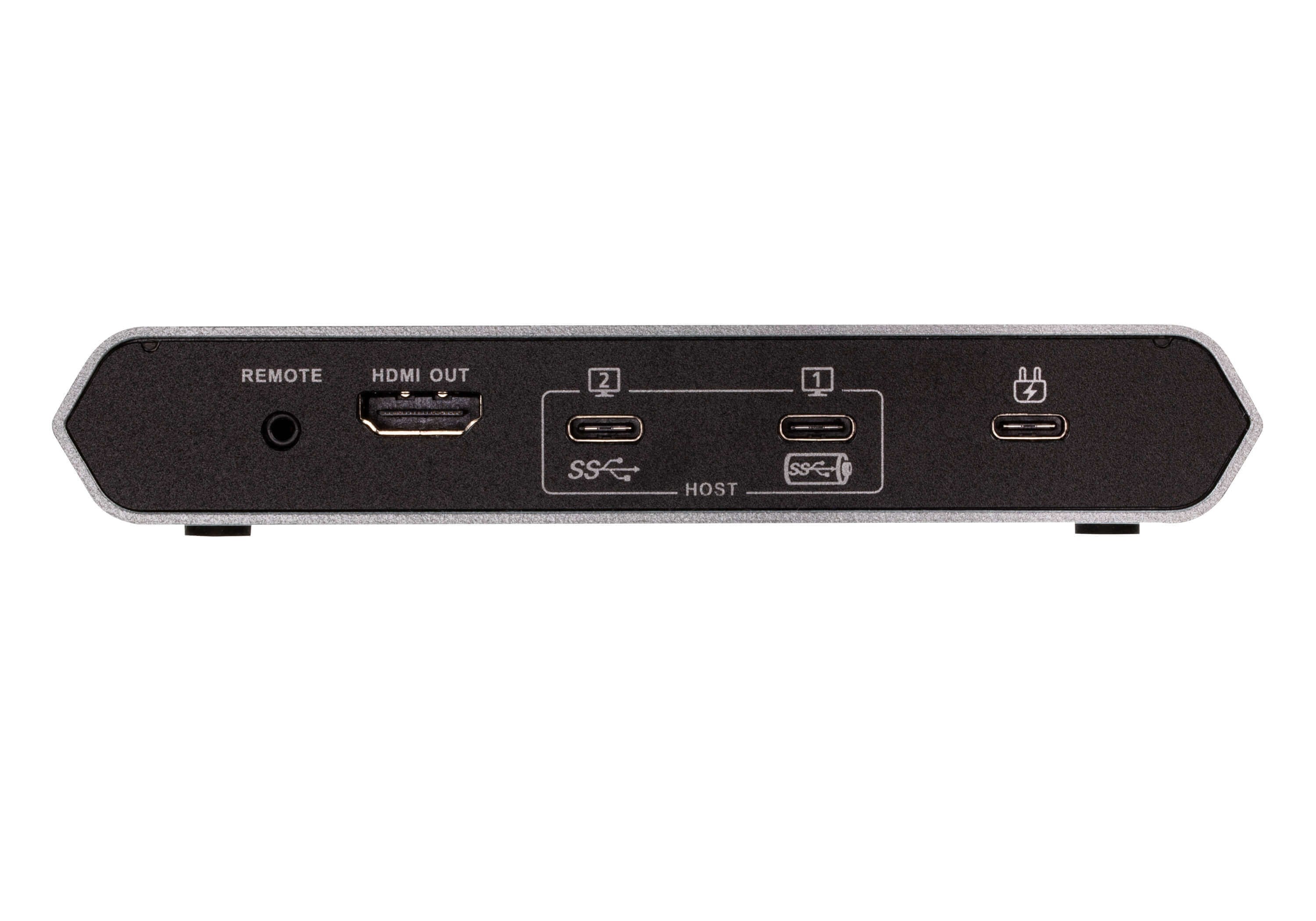 ATEN Docking switch de perif+®ricos USB-C Gen1 de 2 puertos con power pass-through