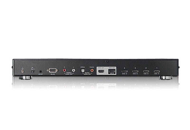 ATEN Switch HDMI de 4 puertos con salida dual