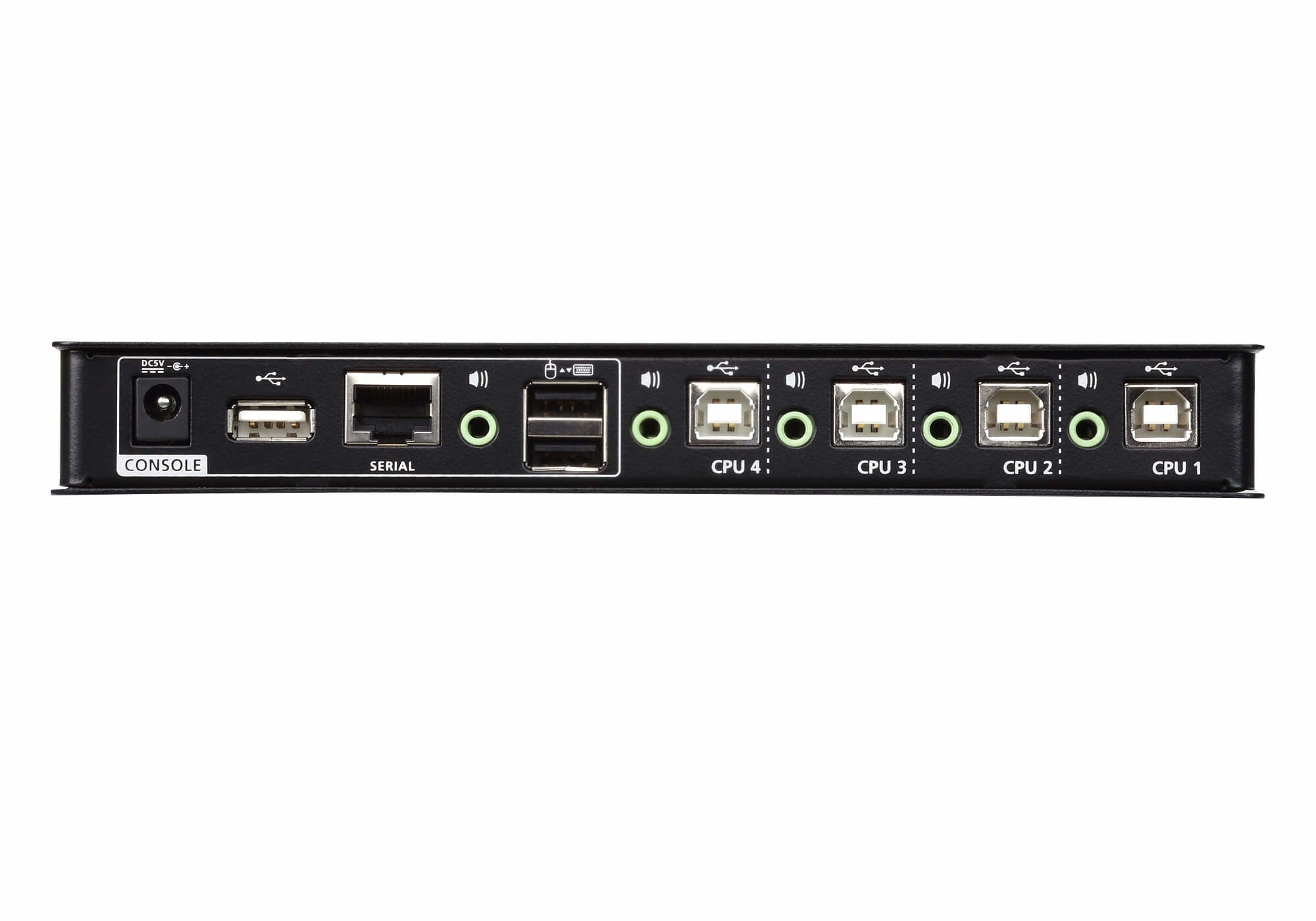 ATEN Switch KM USB de 4 puertos con Boundless Switching (cables incluidos)