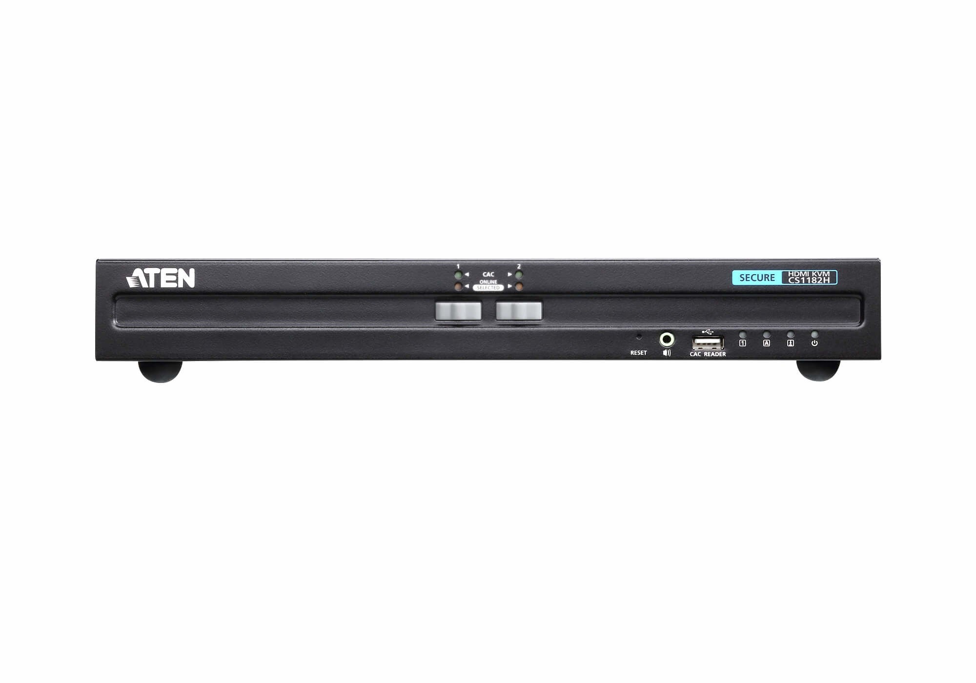 ATEN Switch KVM seguro HDMI USB de 2 puertos (compatible con PSS PP v3.0)