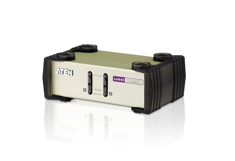 ATEN Switch KVM VGA PS/2-USB de 2 puertos