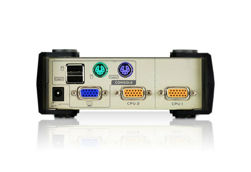 ATEN Switch KVM VGA PS/2-USB de 2 puertos