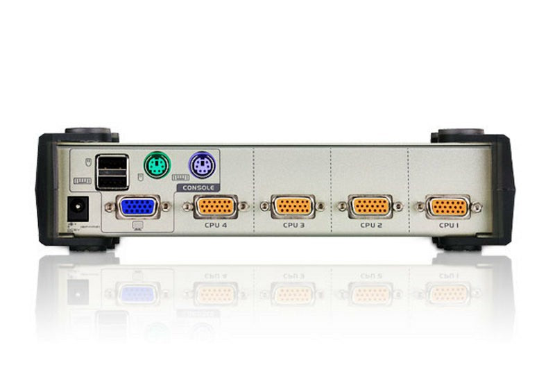 ATEN Switch KVM VGA PS/2-USB de 4 puertos