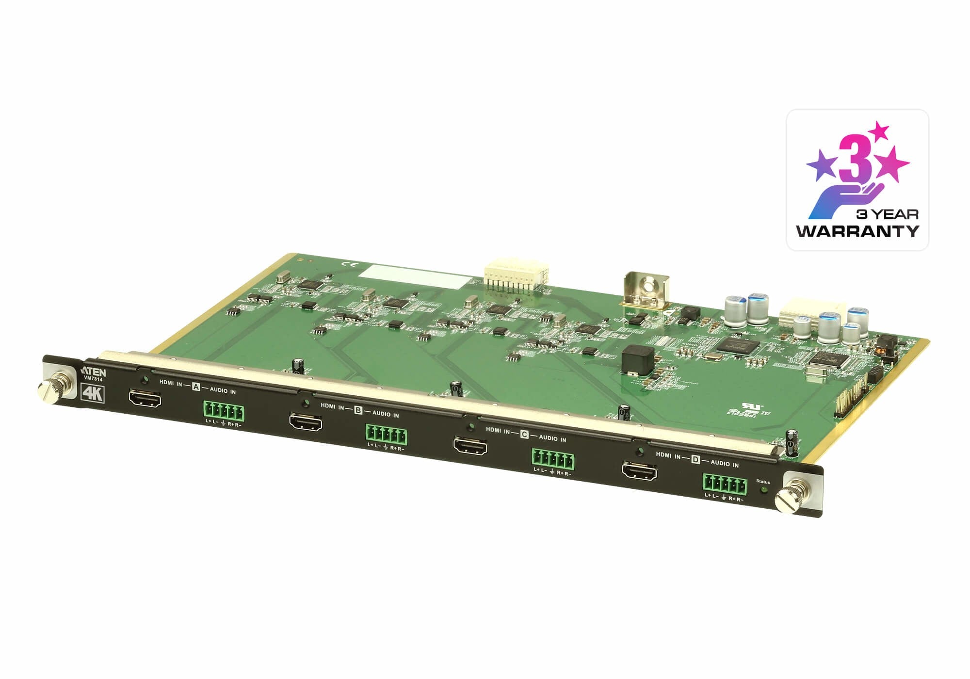 ATEN Tarjeta de entrada HDMI 4K de 4 puertos