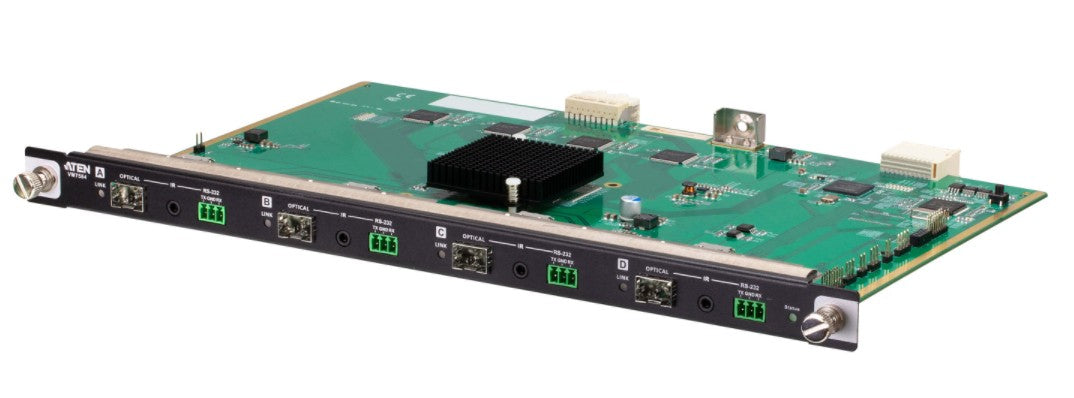 ATEN Tarjeta de entrada +¦ptica 10G de 4 puertos [4K a 300 m (K1, MM) / 10 km (K2, SM)]