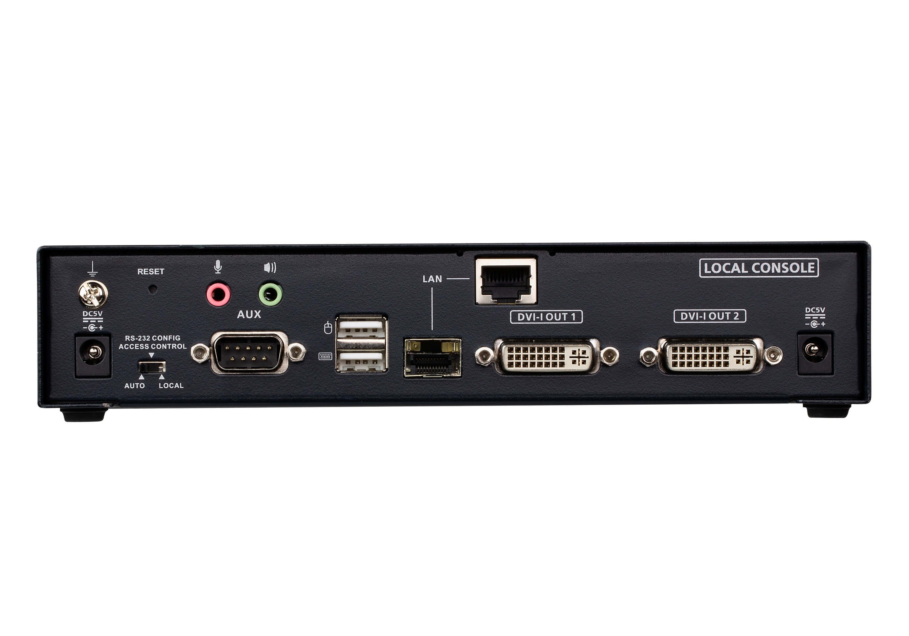 ATEN Transmisor KVM por IP DVI-I dual display USB