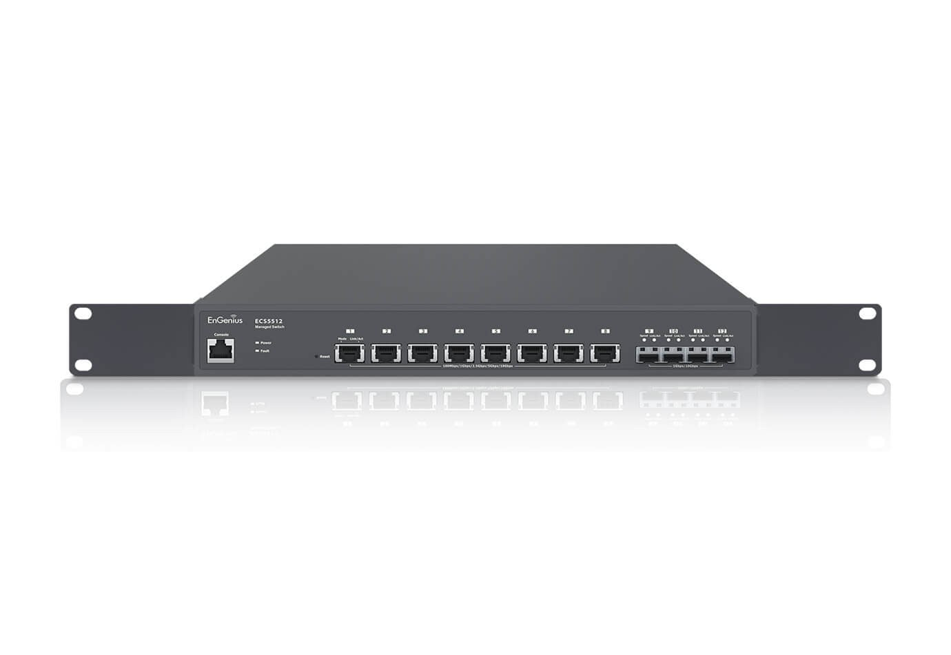 EnGenius ECS5512 switch Gestionado L2+ 10G Ethernet (100/1000/10000) Negro