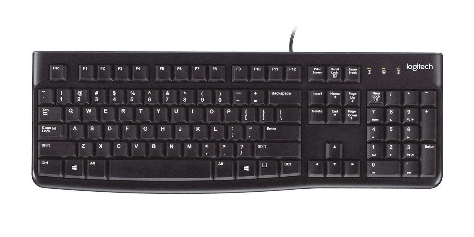 Logitech K120 Corded Keyboard teclado Universal USB QWERTY Espa+¦ol Negro