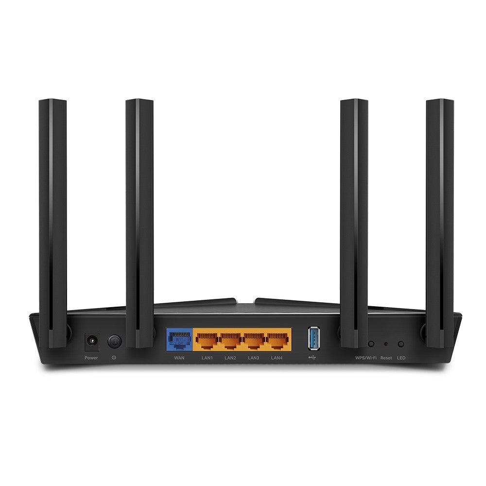 TP-Link Archer AX50 router inal+ímbrico Gigabit Ethernet Doble banda (2,4 GHz / 5 GHz) Negro