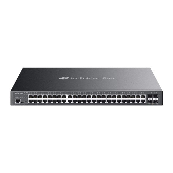 TP-Link Omada SG3452XMPP switch Gestionado L2+ Gigabit Ethernet (10/100/1000) Energ+¡a sobre Ethernet (PoE) 1U Negro