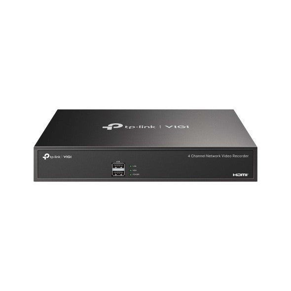 TP-Link VIGI NVR1004H Grabadore de v+¡deo en red (NVR) Negro