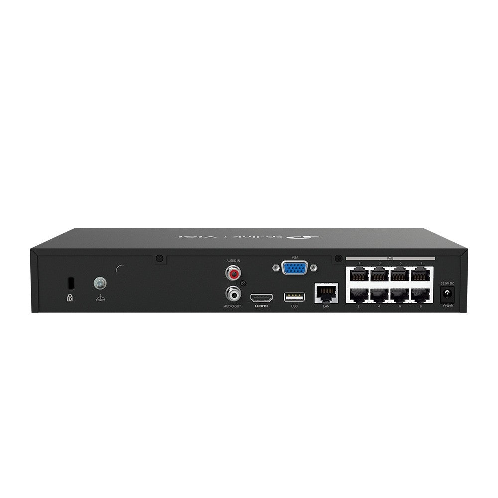 TP-Link VIGI NVR1008H-8P Grabadore de v+¡deo en red (NVR) Negro