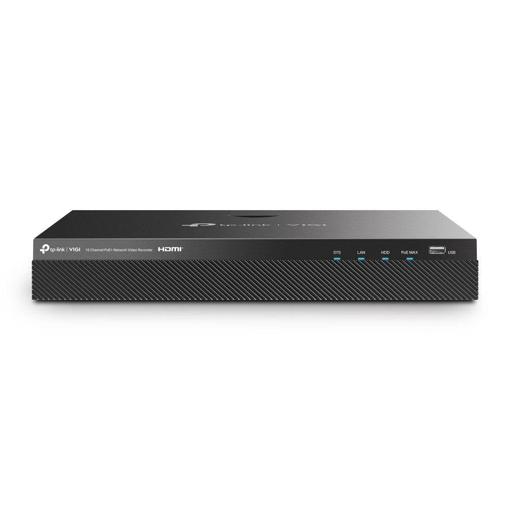 TP-Link VIGI NVR2016H-16P Grabadore de v+¡deo en red (NVR) Negro PoE