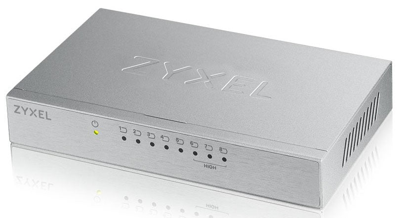 Zyxel ES-108A V3 No administrado Fast Ethernet (10/100) Met+ílico