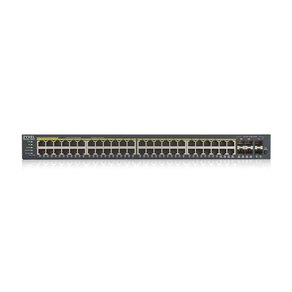 Zyxel GS1920-48HPV2 Gestionado Gigabit Ethernet (10/100/1000) Energ+¡a sobre Ethernet (PoE) Negro